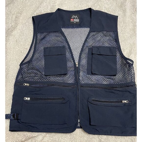 Men's Maxpia Vest Outdoor Performance Blue‎ Polyester 105 - Picture 1 of 8